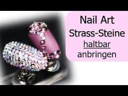 Gelnägel wieder zum naturnagel ändern. So Halten Strass Steine Garantiert Nailart Nagelmodellage Youtube