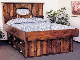 California king free flow waterbed mattress. Crestwood Pine Waterbed Furniture