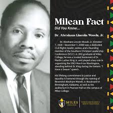 Black history is more than a month—it's a movement, a legacy, and a call to  action. Dr. Abraham Lincoln Woods Jr. stood for justice, leadership, and  progress. Now, it's your turn. Take