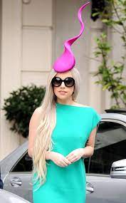 Royal Inspired Style Celebrities Wearing Fascinators Lady Gaga Lady Gaga Dresses Lady Gaga Met Gala Lady Gaga