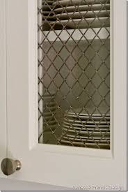 Antique brass, wrought iron (flat black), & stainless look. Wire Mesh Kitchen Cabinets Etexlasto Kitchen Ideas