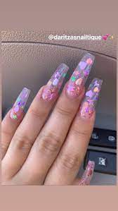 15 Cute Nail Art Designs To Welcome Summer Coffin Nails Designs Best Acrylic Nails Heart Nails
