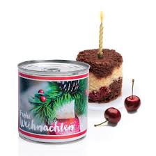 In deutschland verpackt und bestückt! Schwarzwalder Kirsch Kuchen In Dosen Hach Werbeartikel
