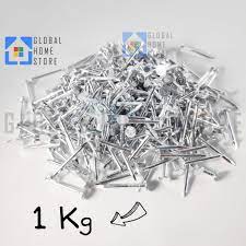 Rumus biaya pemasangan plafon gypsum rangka hollow jadi, untuk mengetahui kebutuhan biaya plafon, tinggal menjumlahkan komponen biaya. Paku Grc 1 Kg Paku Plafon Paku Triplek Paku Kayu 2 5cm Shopee Indonesia