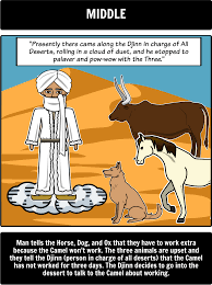 Except for the camel who was very lazy. How The Camel Got His Hump