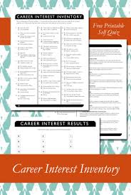 Career Interest Inventory Middle School Counseling High School Counseling Career Counseling