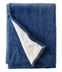 Pavilia plush sherpa throw blanket, solid ivory cream: Wicked Plush Sherpa Throw At L L Bean