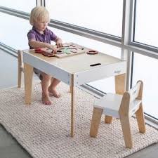 Little Modern Table And Chairs White In 2020 Modern Table Chairs Modern Table Farmhouse Table Chairs