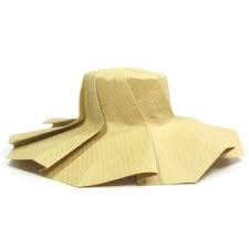 How To Make An Origami Sun Hat Page 1 Origami Hat Paper Hat Paper Hat Diy