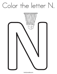 Top 10 letter n coloring pages for preschoolers these coloring pages aim at helping your kid to write letter n better along with helping to recognize words associated with the letter. Color The Letter N Coloring Page Letter N Coloring Pages Letter N Coloring Page Letter N Coloring Sheets