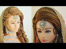 Best Pakistani Mehndi Hairstyle 2018 Step By Step Easy Hair Tutorial Mehndi Hairstyles Pakistani Bridal Hairstyles Hair Tutorials Easy