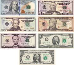 You can add your text to these fake money printables, but you cannot change the photo. United States Dollar Wikipedia