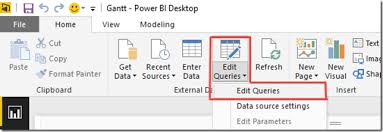 Gantt Charts In Power Bi Part Ii Projectonline Powerbi