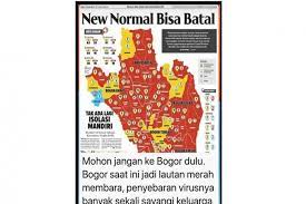 Pesan Berantai Kota Bogor Jadi Lautan Merah Covid 19 Ini Faktanya