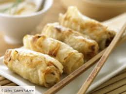 Recette Nems Aux Crevettes Ingredients 4 Personnes 12 Grosses Crevettes Roses Decortiquees 5 Champignons N Recette Nems Nems Crevette Recettes De Cuisine