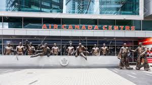 The origins and importance of ice hockey in canadian culture. Statues Of Toronto Maple Leafs Ice Hockey Players Pictured Outside Stock Photo Picture And Royalty Free Image Image 112208429