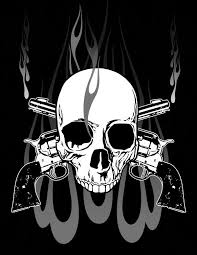 Cool Skull Pics With Guns Google Search Schadel Skelett