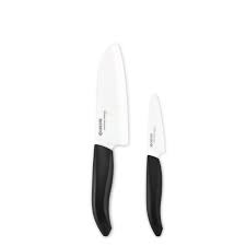 Ceramic knives hold an edge for a long time but not forever. Kyocera Revolution 2 Piece Ceramic Knife Set Williams Sonoma