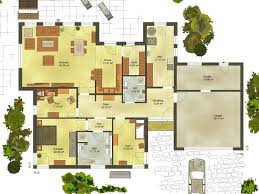 Ok 184 Oentrich Knirsch Gmbh Grundriss Bungalow Mit Integrierter Garage Haus Grundriss Grundriss Einfamilienhaus Grundriss Bungalow