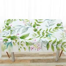 Decorate your dining & kitchen table with bed bath & beyond's table linens collection. Spring Tablecloths Cotton Linen Oblong Square Dining Room Colorful