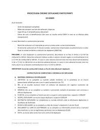 Ordin De Deplasare In Strainatate Model Completat