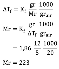 Garam merupakan suatu senyawa yang terbentuk jika hidrogen. Suatu Larutan Terdiri Dari 12 Gram Zat X Nonelektrolit Di Dalam 20 Gram Air Mas Dayat