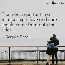 To love and be loved is to feel the sun from both sides. The Most Important In A R Quotes Writings By Deepika Deepu Yourquote