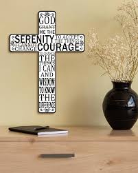 Amazon.com: Putuo Decor Floral Cross Wall Decor, Painted Decorative Wooden  Inspirational Cross, Mexican Art Wall Decor (Black White) : Home & Kitchen