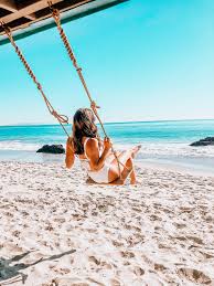 A playground and ball fields are nearby for even more summertime fun. Beach Swing In Malibu Beach Swing Malibu Beaches Malibu