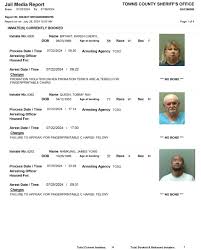 Towns County Sheriffs Office Arrest Report 722 – 7282024 – Fetch Your  News