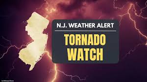 Tornado watch issued for 7 N.J. counties as severe thunderstorms threaten to spark damaging winds — Yahoo