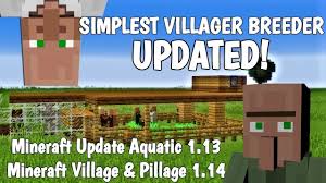 Simple Villager Breeder Farm How To Make A Villager Breeder In Minecraft 2019 With Avomance Youtu Minecraft Minecraft Projects Minecraft Redstone Tutorial