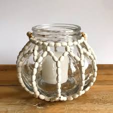 Beaded Macrame Vase Ella S With Images Vase Holder Dining Room Table Decor Vase