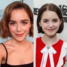 El parecido entre McKenna Grace (quien interpreta a la versión pequeña de  Sabrina) y Kiernan Shipka ❤️