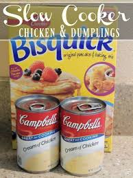 Bisquick Dumplings Recipe Off Box This Is A Really Easy Slow Cooker Chicken And Dumplings Recipe If You Ve Neve Slow Cooker Chicken Dumplings Crockpot Chicken And Dumplings Slow Cooker Chicken