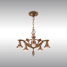 Woka Lamps Vienna 50060 Art Deco Chandelier