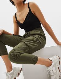 Bershka Black Cargo Pants With Chain Sweatshirt With Matching Scrunchie New Bershka Israel Cargo Trousers Trousers Fashion News