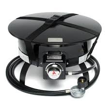 Camco portable propane little red campfire. Outland Firebowl Deluxe 19 In Steel Portable Propane Fire Pit With Cover And Carry Kit 893 The Home Depot Portable Propane Fire Pit Propane Fire Pit Outdoor Propane Fire Pit