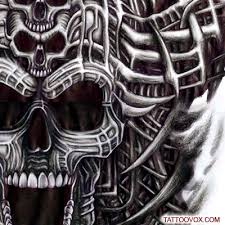 See more ideas about skull art, tattoo designs, skull. Biomechanical Evil Skull Tattoo Tattoovox Award Winning Tattoo Designs Online