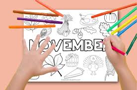 Parents.com parents may receive compensation when you click through and purchase from links contained on this website. November Coloring Page Made With Happy