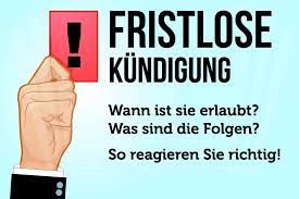 Befristete arbeitsverhältnisse können während der befristung nur gekündigt werden, wenn eine kündigungsmöglichkeit ausdrücklich zwischen bei fristlosen entlassungen müssen arbeitgeber bestimmte regeln einhalten. Fristlose Kundigung Erlaubte Grunde Fur Arbeitgeber