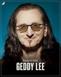 Happy 72nd birthday to the one and only Geddy Lee! ❤️🎉
