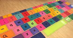 Large Printable Chromebook Keyboard Bulletin Board And Activities For The Classroom In 2020 Keyboard Bulletin Board Computer Lab Bulletin Board Ideas Large Printable