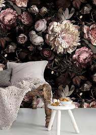 10 mural wallpapers that add drama to your space ellie cashman wallpaper mural wallpaper floral wallpaper