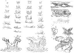 Water Splashes From Disney S Hercules Animation Sketches Water Drawing Animated Drawings