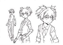 Download and print free nagisa from assassination classroom coloring pages. Karma Assassination Classroom Coloring Pages Novocom Top