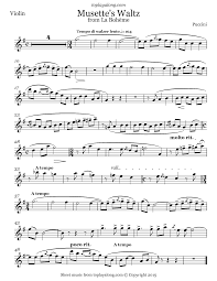Cello Suite No 1 In G Major Piano Sheet Music Puccini Musette S Waltz From La Boheme Clarinet Sheet Music Violin Sheet Music Saxophone Sheet Music