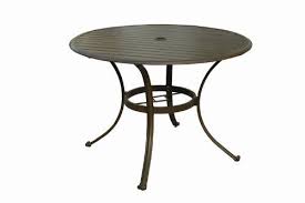 A wide variety of patio umbrella table chairs options are available to you, such as general use, design style, and material. Panama Jack Outdoor Island Breeze Slatted Aluminum Round Dining Table In Espresso Finish With Round Patio Table Teak Outdoor Coffee Table Patio Table Umbrella