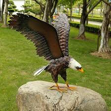Jun 21, 2021 · the statue was supposed to be installed in the renovated park last year as part of a double celebration of anthony's 200th birthday and the centennial of the 19th amendment that gave women the. Kircust Metal Bald Eagle Garden Statue And Sculpture Majestic America Eagle Indoor Outdoor Bird Decor For Patio Yard And Lawn 40 6 Inch Wide Amazon In Garden Outdoors
