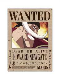 Maybe you would like to learn more about one of these? Whitebeard Wanted Bounty Poster One Piece Anime Usopp Anime Inspired
